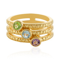 Bague en argent et Topaze bleu ciel