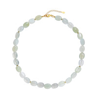 Collier en argent et Serpentine