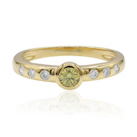 Bague en or et Diamant VS1 jaune