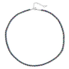 Collier en argent et Hématite mystique