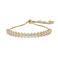 Bracelet en argent et Topaze blanche