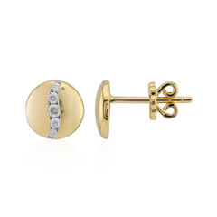 Boucles d'oreilles en or et Diamant SI1 (G)
