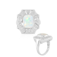 Bague en argent et Opale Welo