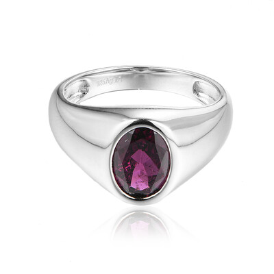 Bague en argent et Grenat de Tocantin