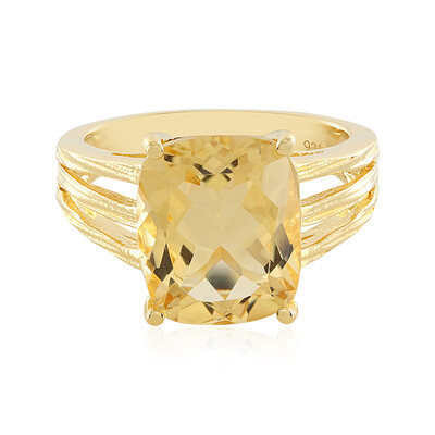 Bague en argent et Citrine