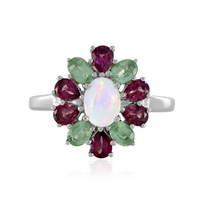 Bague en argent et Opale Welo