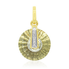 Pendentif en or et Améthyste verte (Glenn Lehrer)