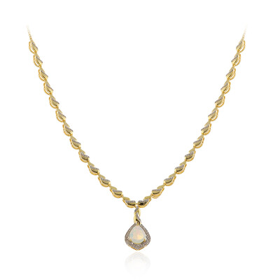 Collier en argent et Opale Welo