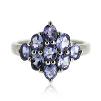 Bague en argent et Tanzanite
