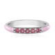 Bague en argent et Tourmaline rose