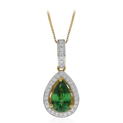 Collier en or et Tsavorite du Kenya AAA  (CIRARI)