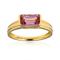 Bague en or et Diaspora rose (AMAYANI)