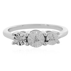 Bague en argent et Diamant I2 (H)