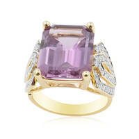 Bague en or et Diaspora rose (AMAYANI)