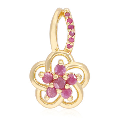 Pendentif en argent et Rubis