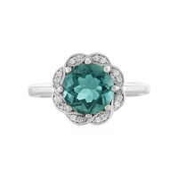 Bague en argent et Fluorite d'Esperanza