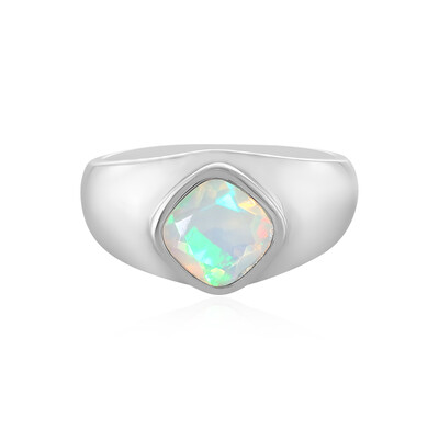 Bague en argent et Opale Welo