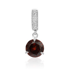 Pendentif en argent et Grenat du Mozambique