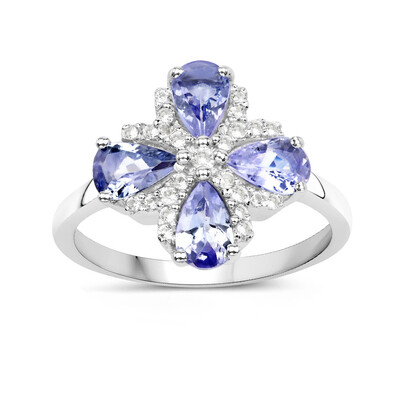 Bague en argent et Tanzanite