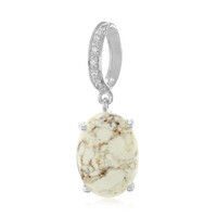 Pendentif en argent et Magnésite