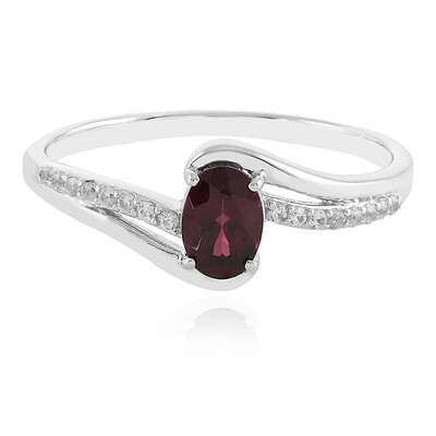 Bague en argent et Grenat de Tocantin