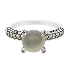 Bague en argent et Pierre de Lune