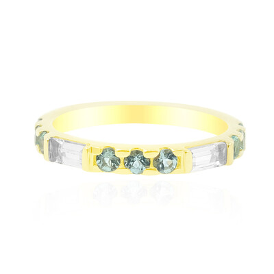 Bague en or et Tourmaline Paraïba du Nigeria