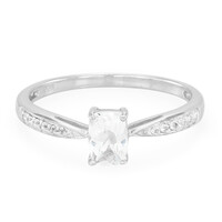 Bague en argent et Béryl de l'Himalaya