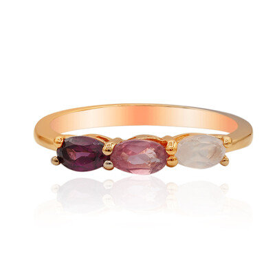 Bague en argent et Grenat Rhodolite