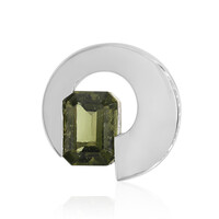 Pendentif en argent et Moldavite