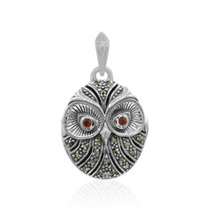 Pendentif en argent et Grenat du Mozambique