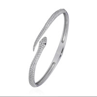 Bracelet en argent et Topaze blanche