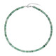 Collier en argent et Aventurine verte