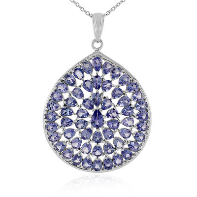 Collier en argent et Tanzanite
