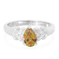 Bague en argent et Topaze Jungle