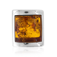 Pendentif en argent et Ambre baltique