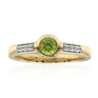 Bague en or et Péridot de l'Arizona (Amanda Adkins)