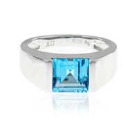 Bague en argent et Topaze de Marambaia