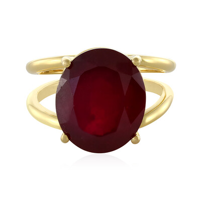 Bague en argent et Rubis de Madagascar