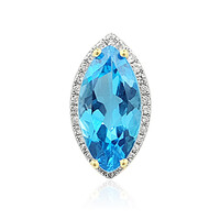 Pendentif en or et Topaze de Marambaia