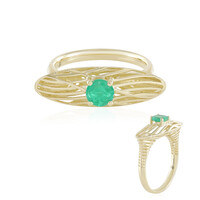 Bague en or et Emeraude de Zambie (Ornaments by de Melo)