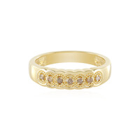 Bague en argent et Diamant chocolat I3