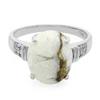 Bague en argent et Magnésite