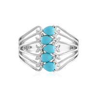 Bague en argent et Turquoise Sleeping Beauty