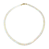 Collier en or et Opale Welo