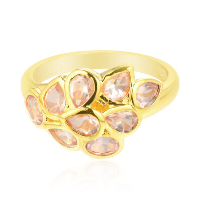 Bague en argent et Quartz rose
