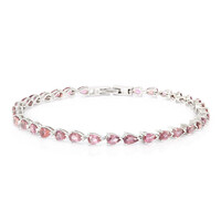 Bracelet en or et Saphir Padparadscha non chauffé