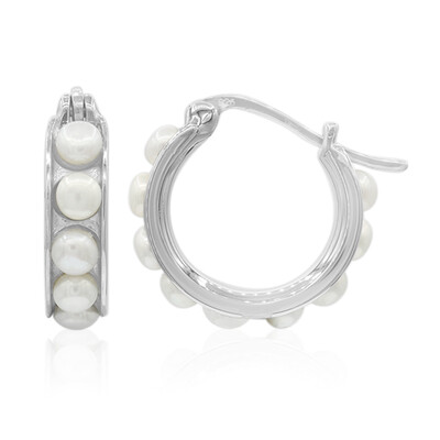 Boucles d'oreilles en argent et Perle de culture d'eau douce (TPC)