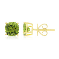 Boucles d'oreilles en or et Péridot