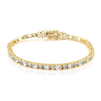Bracelet en argent et Topaze blanche